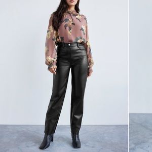 Aritzia Melina Wilfred Leather Pants